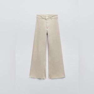 zara high-waisted marine sailor straight jeans